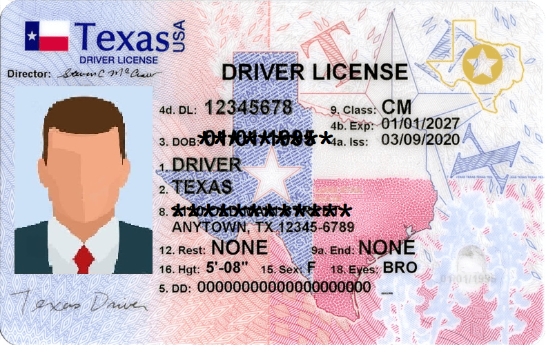 Texas drivers license