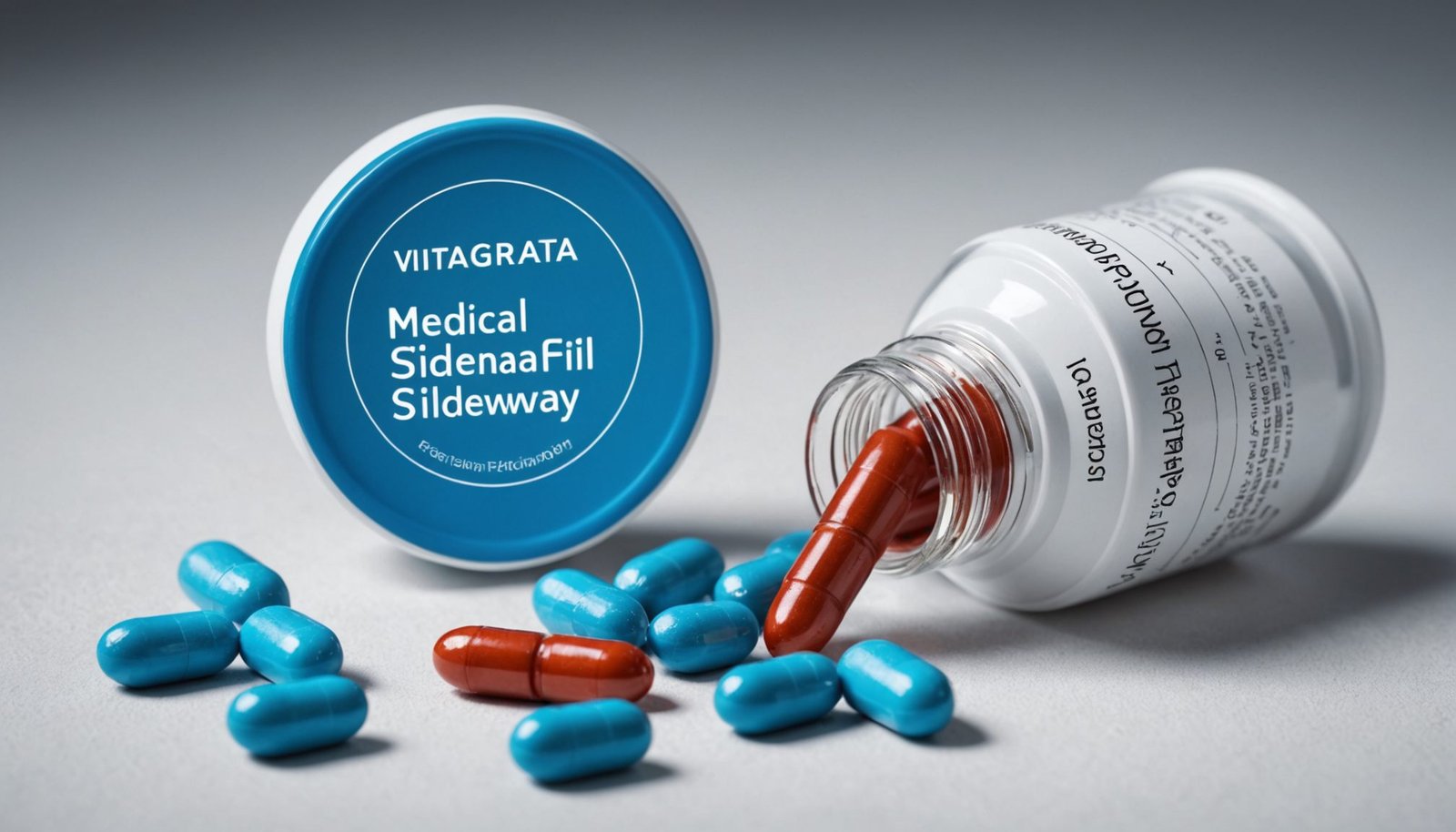 Doctor explaining myths and facts about Viagra (sildenafil) for erectile dysfunction